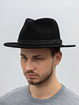 Шляпа STETSON арт. 2528014 TRAVELLER VITAFELT (черный)